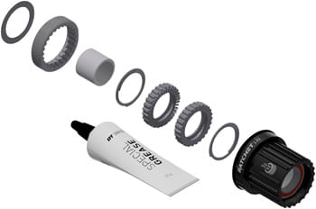 DT-Swiss-Ratchet-LN-Freehub-Body-Upgrade-Kit---Shimano-Micro-Spline-Standard-Aluminum-Sealed-Bearing-36T