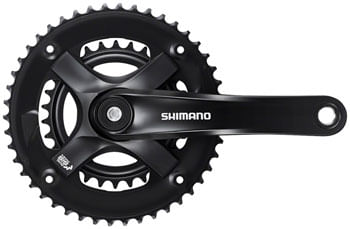 Shimano-FC-TY-501-2-Crankset---170mm,-7/8-Speed,-46-30t,-Riveted,-Square-Taper-JIS-Spindle-Interface,-Black