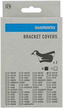 Shimano Ultegra ST-R8170 Di2 STI Lever Hoods - Black, Pair