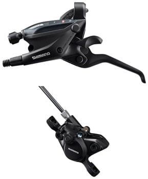 Shimano-Altus-ST-EF505-EZ-Fire-Plus-Lever--Left--3-Speed-and-BR-MT200-Caliper--Front-