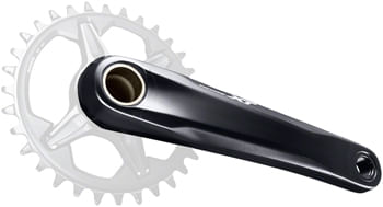 Shimano-Deore-XT-FC-M8100-1-Crankset---170mm-12-Speed-1x-Direct-Mount-Hollowtech-II-Spindle-Interface-Black