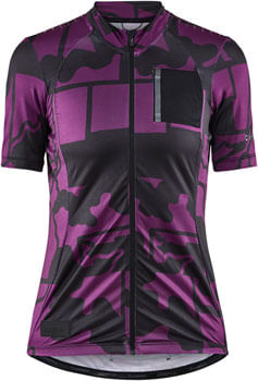 Craft-ADV-Bike-Offroad-Jersey---Short-Sleeve-Blossom-Black-Small-Women-s