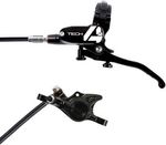 Hope-Tech-4-X2-Disc-Brake-and-Lever-Set---Front-Hydraulic-Post-Mount-Black