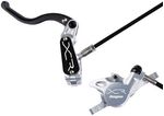 Hope-XCR-Pro-X2-Disc-Brake-and-Lever-Set---Front,-Hydraulic,-Post-Mount,-Silver