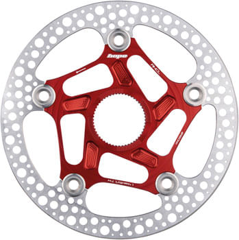 Hope-RX-Disc-Rotor---140mm-Center-Lock-Red