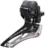 Shimano-Dura-Ace-FD-R9250-Di2-Front-Derailleur---2x12-Speed-Braze-on-Down-Swing-For-50-55t-Max-Black-Silver