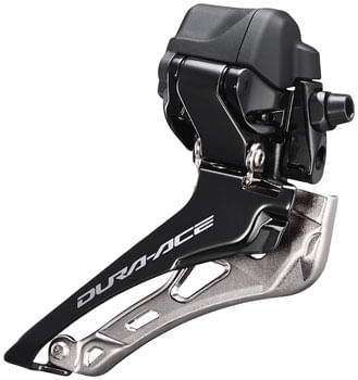 Shimano-Dura-Ace-FD-R9250-Di2-Front-Derailleur---2x12-Speed-Braze-on-Down-Swing-For-50-55t-Max-Black-Silver