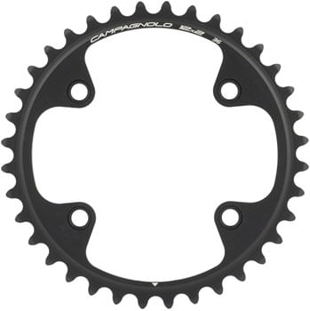 Campagnolo Chorus 12-Speed Chainring and Bolt Set - 36t, 96mm Campagnolo Asymmetric, 4-Bolt, Black