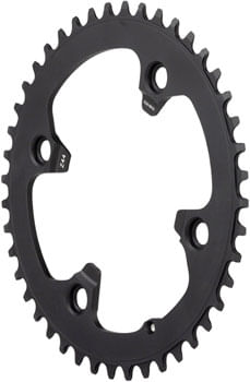 Campagnolo-EKAR-1x-13-Speed-Chainring-and-Bolt-Set---44t-123mm-Campagnolo-Asymmetric-4-Bolt-Black
