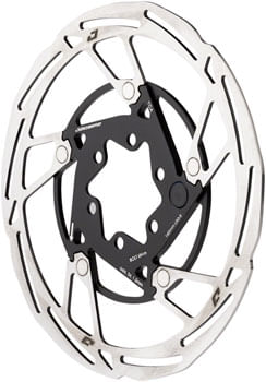 Jagwire-Pro-LR2-E-Ebike-Disc-Brake-Rotor-with-Magnet---160mm,-6-Bolt,-Silver/Black