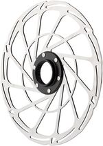 Jagwire-Sport-SR1-Disc-Brake-Rotor---220mm,-Center-Lock,-Silver
