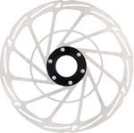 Jagwire-Sport-SR1-Disc-Brake-Rotor---220mm,-Center-Lock,-Silver