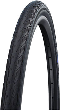 Schwalbe Delta Cruiser Plus Tire - 700 x 45, Clincher, Wire, Black/Reflective, Active Line, PunctureGuard, Green Compound, E-25