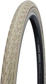 Schwalbe-Delta-Cruiser-Plus-Tire---700-x-35-Clincher-Wire-Creme-Reflective-PunctureGuard-SBC