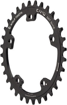 Wolf-Tooth-CAMO-Aluminum-Chainring---34t-Wolf-Tooth-CAMO-Mount-Drop-Stop-ST-for-Shimano-12-Speed-HG--Black