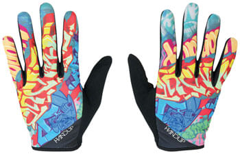 HandUp Most Days Gloves - Senses 3 Graffiti, Full Finger, Medium