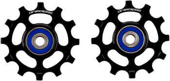 CeramicSpeed-Pulley-Wheels-for-Shimano-11-Speed---12-Tooth-Narrow-Wide,-Alloy,-Black