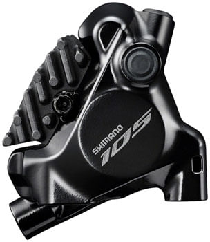 Shimano-105-BR-R7170-Road-Hydraulic-Disc-Brake-Caliper---Rear,-Flat-Mount,-L03A-Resin-Pads-with-Fins