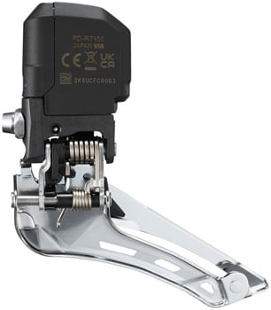 Shimano-105-FD-R7150-Di2-Front-Derailleur---2x,-For-2x12-Speed,-Braze-On,-Down-Swing,-Black