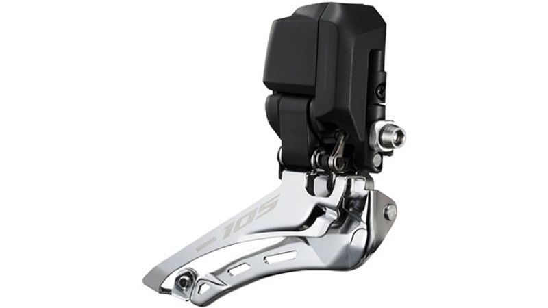 Shimano 105 FD-R7150 Di2 Front Derailleur - 2x, For 2x12-Speed, Braze-On, Down-Swing, Black Shimano 105 FD-R7150 Di2 Front Derailleur - 2x, For 2x12-Speed, Braze-On, Down-Swing, Black