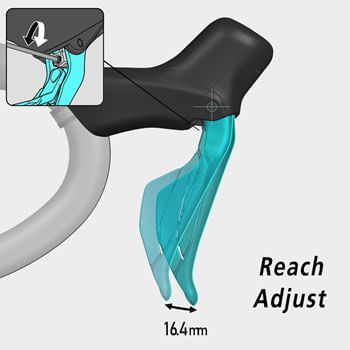 Shimano-105-ST-R7170-L-Di2-Shift-Brake-Lever---Left-2x-Black