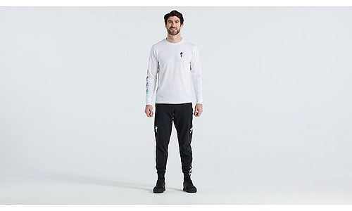 SPECIAL EYES TEE LS WHT S