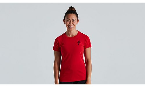 S-LOGO TEE SS WMN FLORED XS