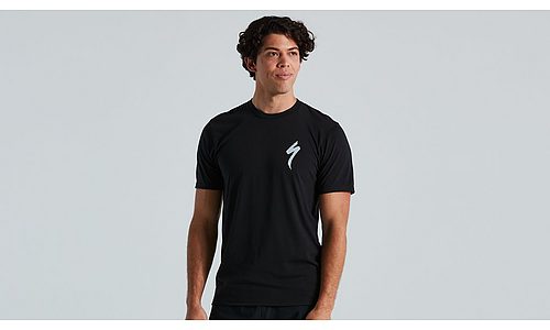 S-LOGO TEE SS MEN BLK S