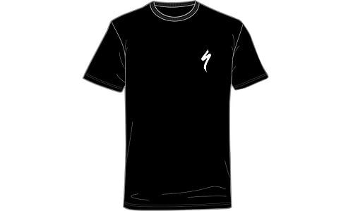 TRI-BLEND CREW TEE S-LOGO BLK/WHT XXL