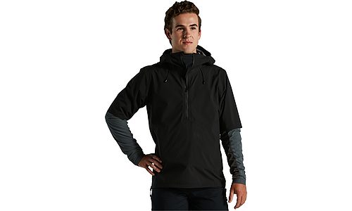 TRAIL RAIN ANORAK SS BLK L