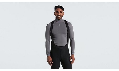 Men's Seamless Roll Neck Long Sleeve Base Layer