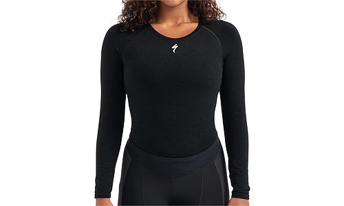SEAMLESS MERINO BASELAYER LS WMN BLK XL