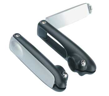 Topeak Bar 'n Mirror, Forged Bar End with Built-In Mirror