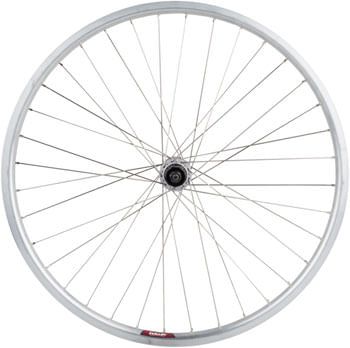 Quality Wheels Value HD Series Rear Wheel - 26", QR x 135mm, Rim Brake, HG 10, Silver, Clincher, 36H