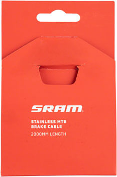 SRAM-Stainless-Steel-Brake-Cable---MTB-2000mm-Length-Silver
