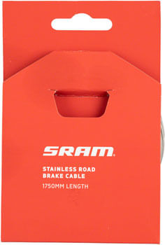 SRAM Stainless Steel Brake Cable - Road, 1750mm Length, Silver