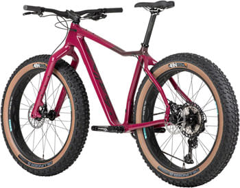 Salsa Mukluk Carbon XT Fat Tire Bike - 26", Carbon, Purple, Small
