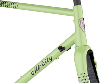 All-City-Zig-Zag-Frameset---700c-Steel-Honeydew-Bling-46cm