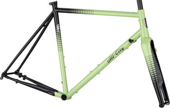 All-City-Zig-Zag-Frameset---700c-Steel-Honeydew-Bling-58cm