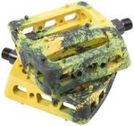 Odyssey-Twisted-Pro-PC-Pedals---Platform-Composite-Plastic-9-16--Mustard-Black-Swirl