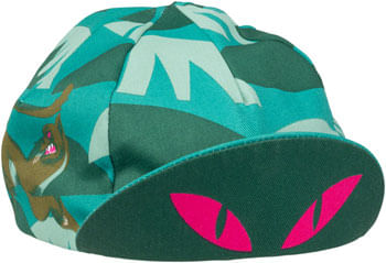 All-City-Night-Claw-Cycling-Cap---Teal-Spruce-Green-Ochre-Brown-One-Size