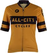 All-City-Classic-Logowear-Women-s-Jersey---Mustard-Brown-Black-Small