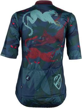 All-City-Night-Claw-Women's-Jersey---Dark-Teal,-Spruce-Green,-Mulberry,-Medium