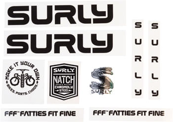 Surly-Intergalactic-Decal-Set---Black