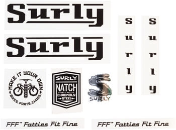 Surly Pacer Decal Set - Black