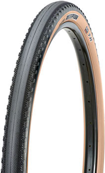 Maxxis-Receptor-Tire---650-x-47,-Tubeless,-Folding,-Black/Dark-Tan,-Dual,-Exo-Protection