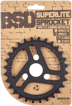 BSD Superlite Sprocket - 28t, Black