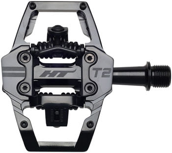 HT-Components-T2-Pedals---Dual-Sided-Clipless-with-Platform-Aluminum-9-16--Stealth-Black