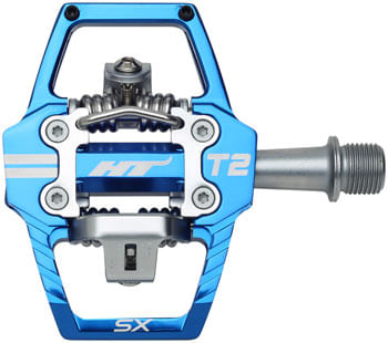 HT-Components-T2-SX-Pedals---Dual-Sided-Clipless-with-Platform-Aluminum-9-16--Royal-Blue