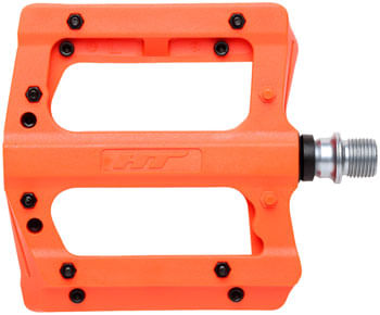 HT Components PA12A Pedals - Platform, Composite, 9/16", Orange